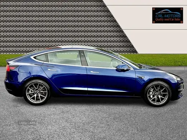 Used Tesla Model 3 Long Range AWD 366 kW (498 HP) 2020 Blue Sedan