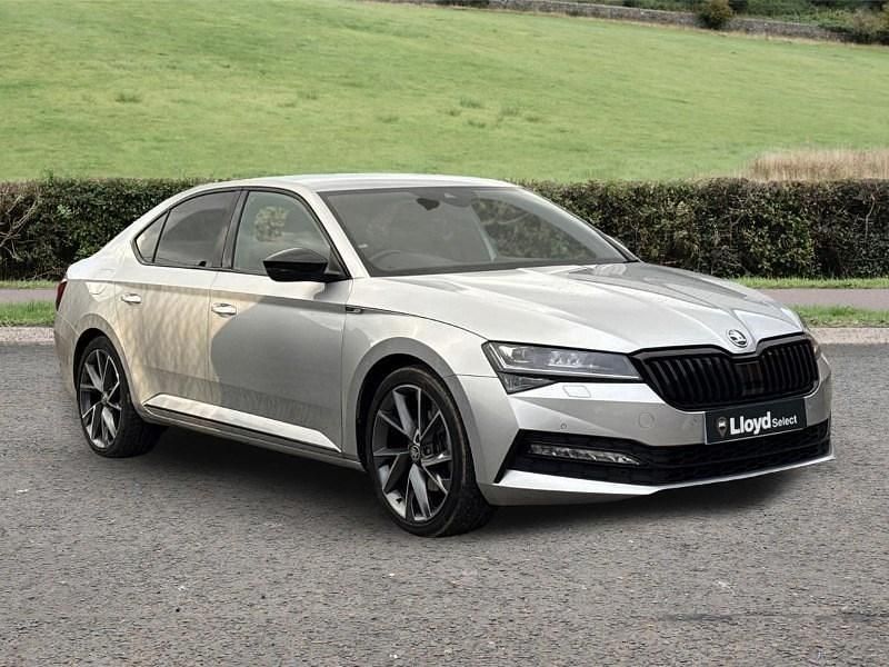 Used Skoda Superb SportlinePlus 150 HP (110 kW) 2024 Silver Hatchback