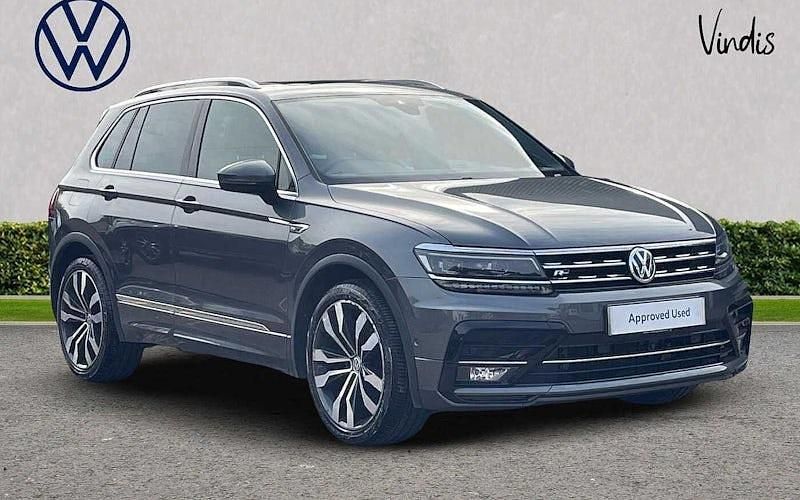 Grey Used 2020 VW Tiguan R-line SUV | £24,795 (Fair price) - Image 1/4