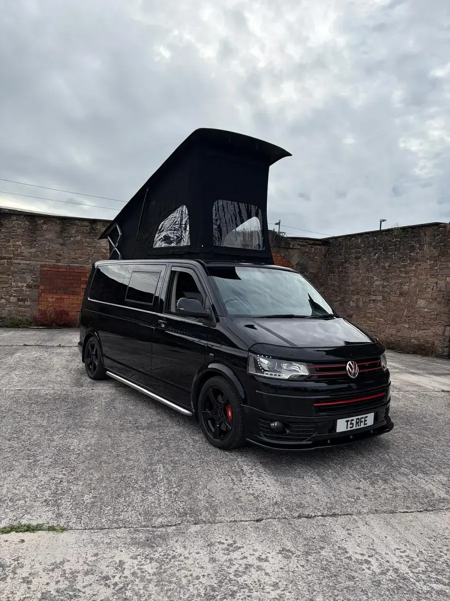 Used VW T5 Sportline 180 HP (132 kW) 2014 Black Van