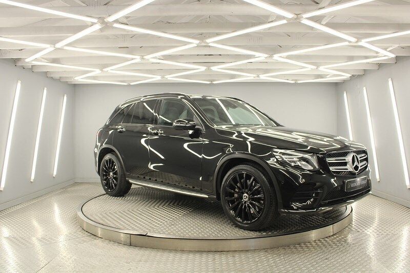 Black Used 2017 Mercedes GLC220 AMG line SUV | £22,490 (Fair price) - Image 1/3