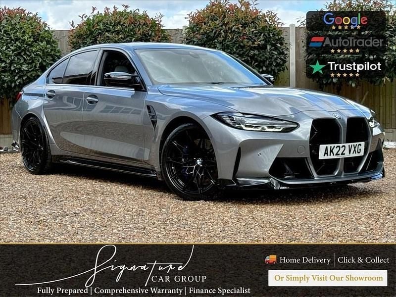 Grey Used 2022 BMW M3 Competition Edition Sedan | £59,950 (Fair price) - Image 1/4