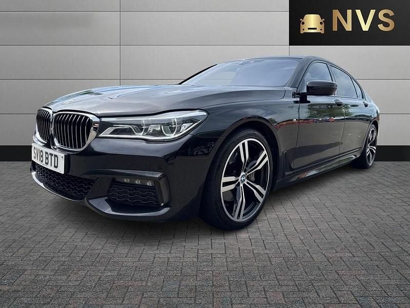 Used BMW 740L M Sport 320 HP (235 kW) 2018 Black Sedan