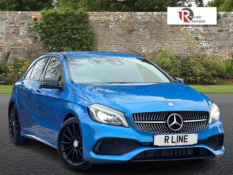 Used Mercedes A200 AMG Line Premium 2017 Blue Hatchback