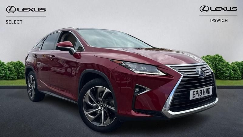 Red Used 2018 Lexus RX450h SUV | £25,400 (Fair price) - Image 1/2