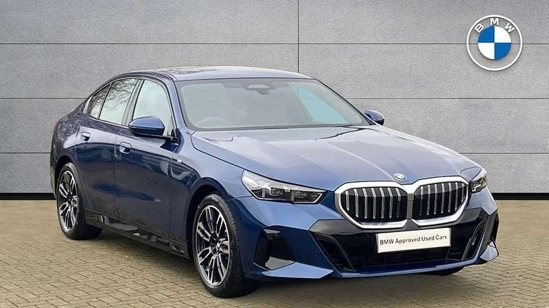 Blue Used 2024 BMW 520 M Sport Sedan | £36,555 (Super price) - Image 1/4