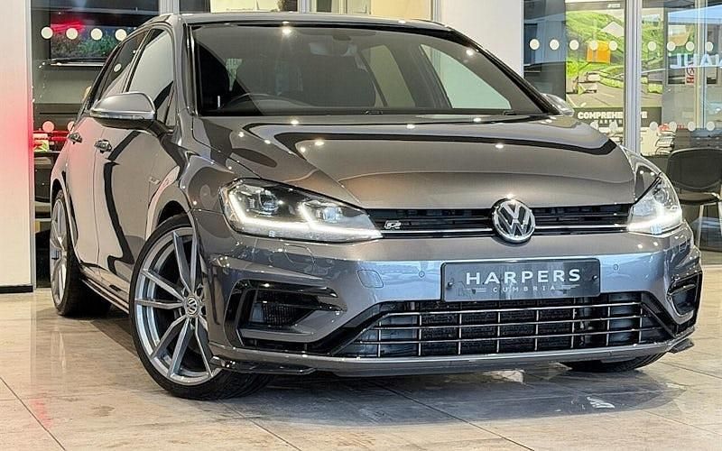 Grey Used 2019 VW Golf VII R Hatchback | £24,604 (Good price) - Image 1/4