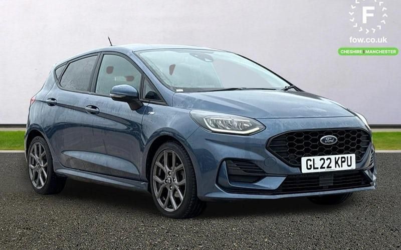 Blue Used 2022 Ford Fiesta ST-Line Hatchback | £13,399 (Fair price) - Image 1/4