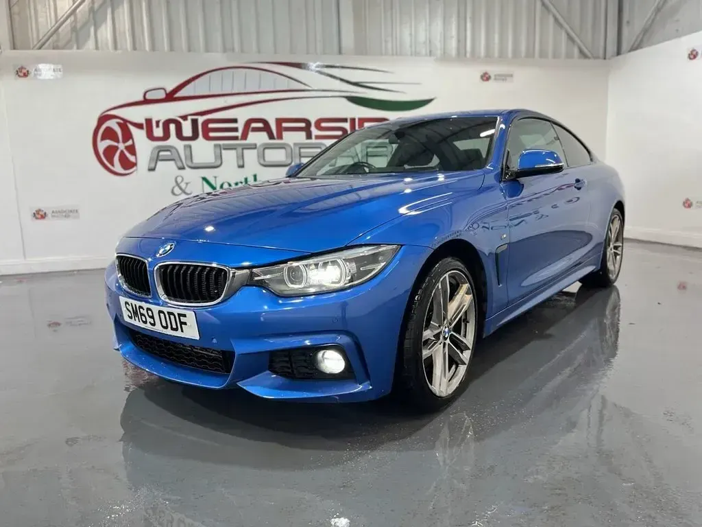 Used BMW 420 Coupé M Sport 190 HP (139 kW) 2020 Blue Coupe