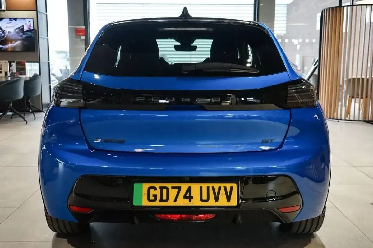 Used Peugeot e-208 GT 114 kW (156 HP) 2025 Blue Hatchback