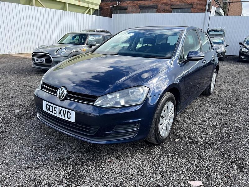 Used VW Golf VII S 2015 Blue Hatchback