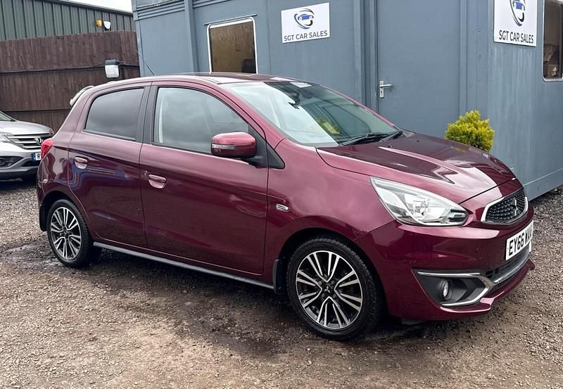 Used Mitsubishi Mirage 79 HP (58 kW) 2016 Mauve/purple Hatchback