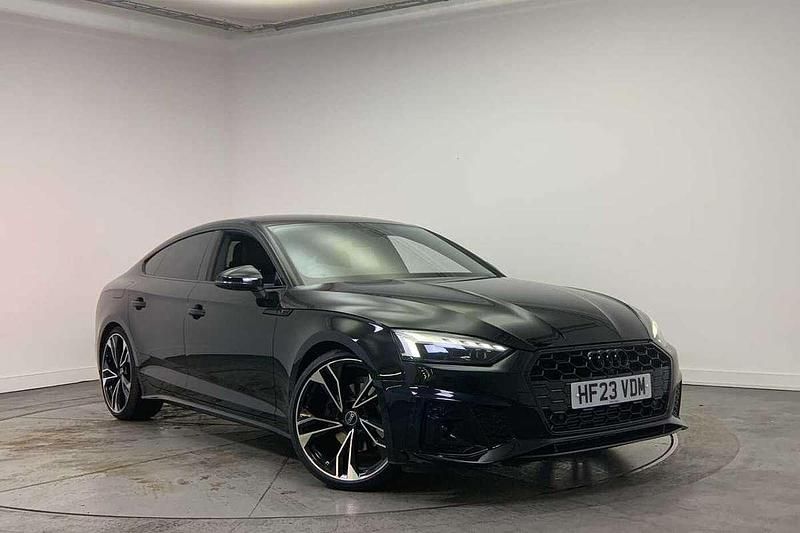 Black Used 2023 Audi A5 Sportback Black Edition Hatchback | £32,900 (A bit pricey) - Image 1/4