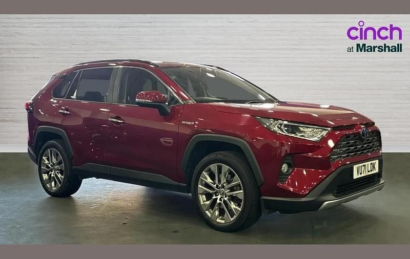 Used Toyota RAV4 Hybrid 218 HP (160 kW) 2021 Red SUV