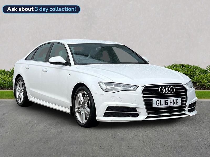 Begagnad Audi A6 S-Line 320 HK (235 kW) 2016 Vit Sedan
