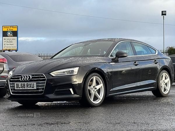 Black Used 2019 Audi A5 Sport Hatchback | £13,795 (Fair price) - Image 1/4