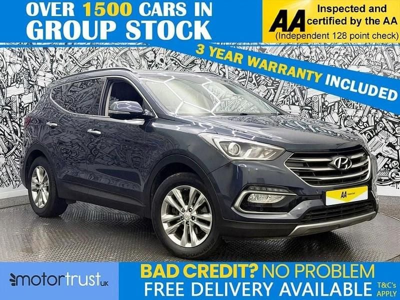 Used Hyundai Santa Fe Premium 200 HP (147 kW) 2016 Blue SUV