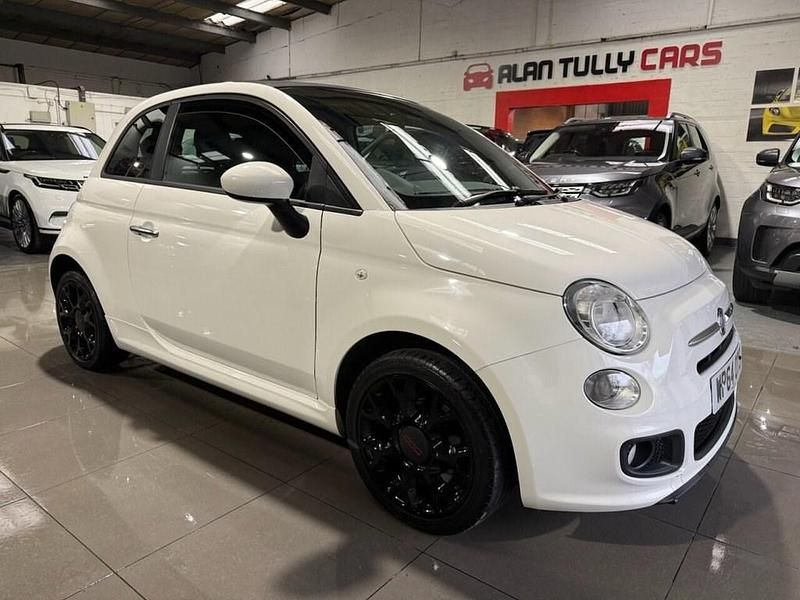 White Used 2014 Fiat 500C S Cabriolet | £5,995 (Good price) - Image 1/4