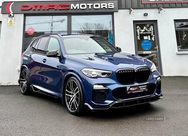 Blue Used 2019 BMW X5 M Sport SUV | £36,495 (Good price) - Image 1/4