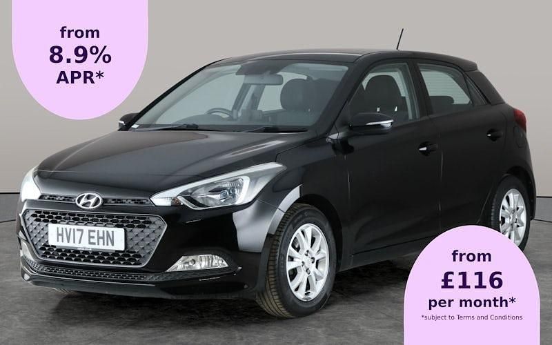 Black Used 2017 Hyundai i20 SE Hatchback | £7,909 (Fair price) - Image 1/2