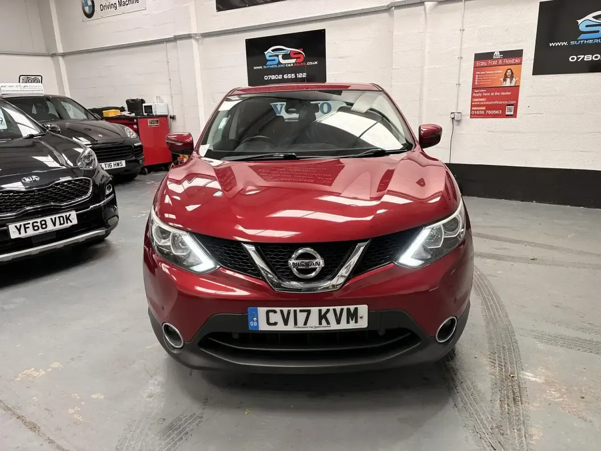 Used Nissan Qashqai Acenta 110 HP (80 kW) 2017 Red SUV