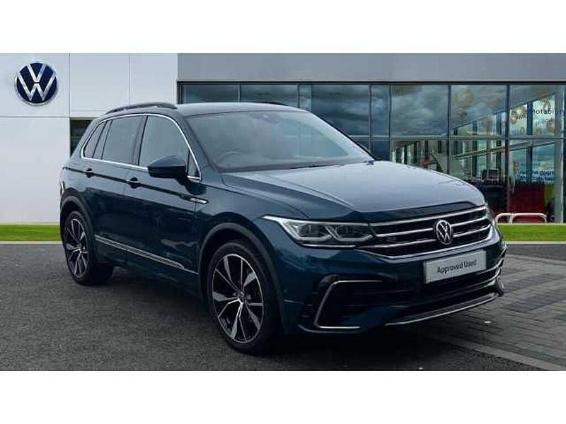 Used VW Tiguan R-line 190 HP (139 kW) 2022 Nightshade blue metallic SUV