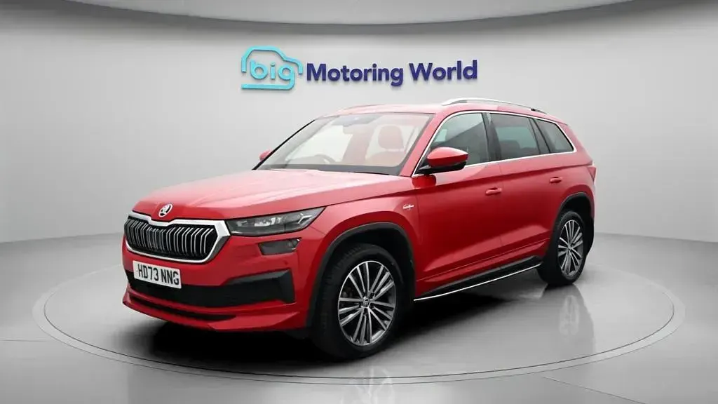Used Skoda Kodiaq LAURIN & KLEMENT 150 HP (110 kW) 2023 Red SUV