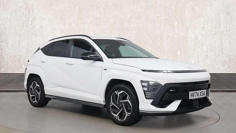 White Used 2024 Hyundai Kona N Line SUV | £26,559 (A bit pricey) - Image 1/4