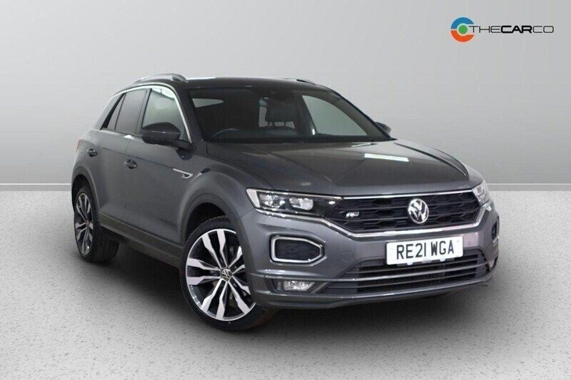 Grey Used 2021 VW T-Roc R-line SUV | £22,475 (Good price) - Image 1/1