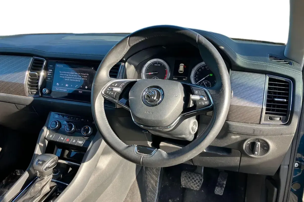 Used Skoda Kodiaq SportLine 150 HP (110 kW) 2021 Blue SUV