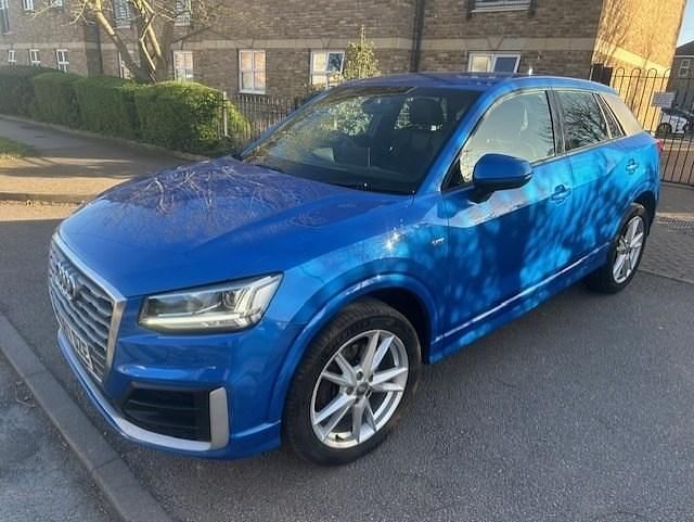 Used Audi Q2 S-Line 150 HP (110 kW) 2017 Blue SUV