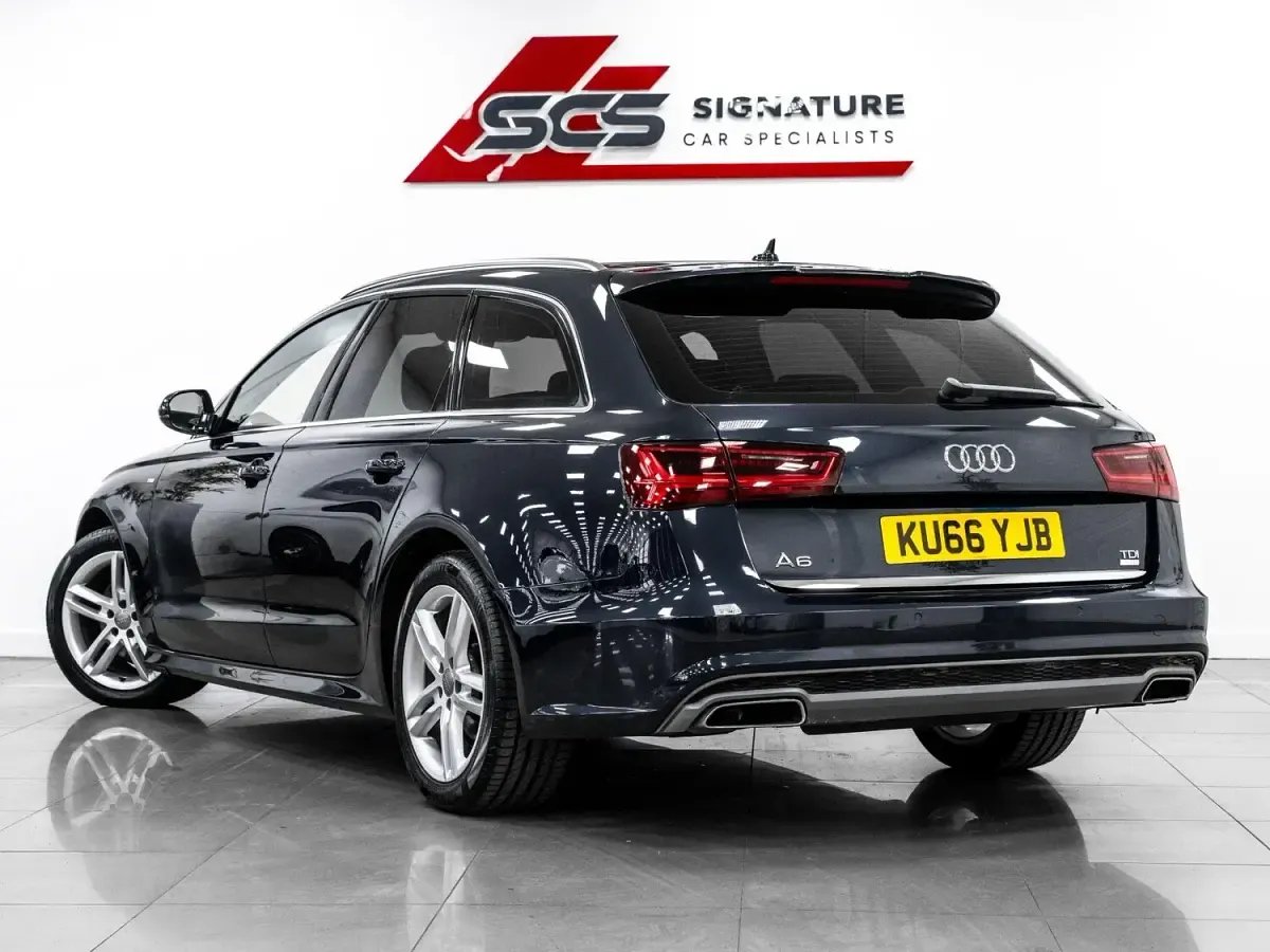 Used Audi A6 S-Line 190 HP (139 kW) 2016 Blue Estate