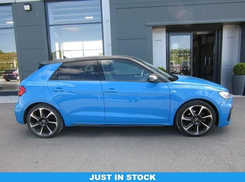 Used Audi A1 Sportback Black Edition 110 HP (80 kW) 2021 Blue Hatchback
