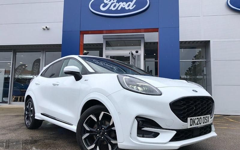 White Used 2020 Ford Puma ST-Line X Hatchback | £16,495 (A bit pricey) - Image 1/4