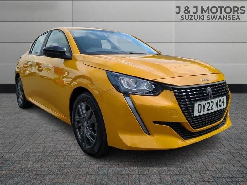 Yellow Used 2022 Peugeot 208 Active Premium Hatchback | £13,995 (Fair price) - Image 1/4