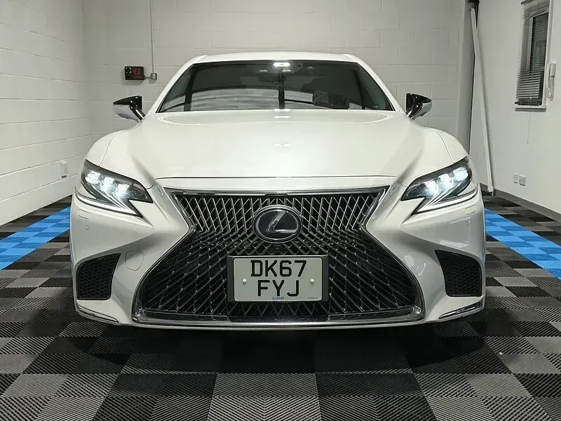 Used Lexus LS500h 2024 Pearl white Sedan