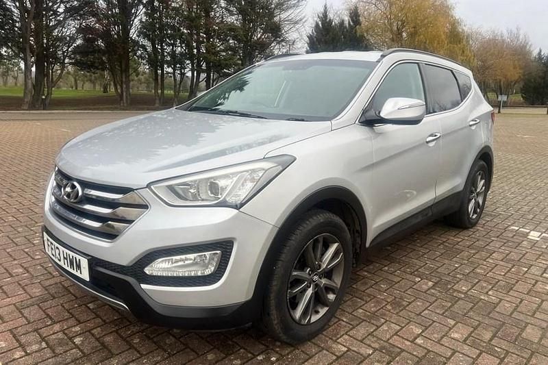Used Hyundai Santa Fe Premium 194 HP (142 kW) 2013 Silver SUV