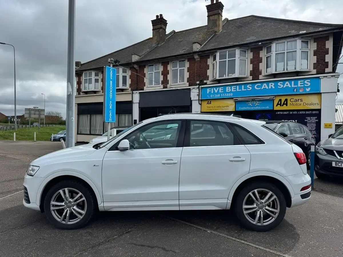 Used Audi Q3 S-Line 150 HP (110 kW) 2015 White SUV
