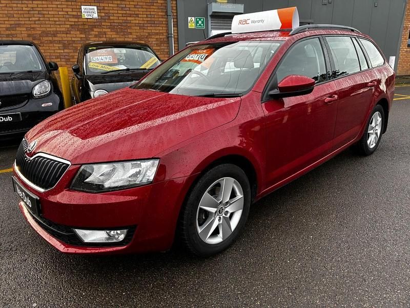 Red Used 2016 Skoda Octavia Business Line Estate | £8,290 (Fair price) - Image 1/4