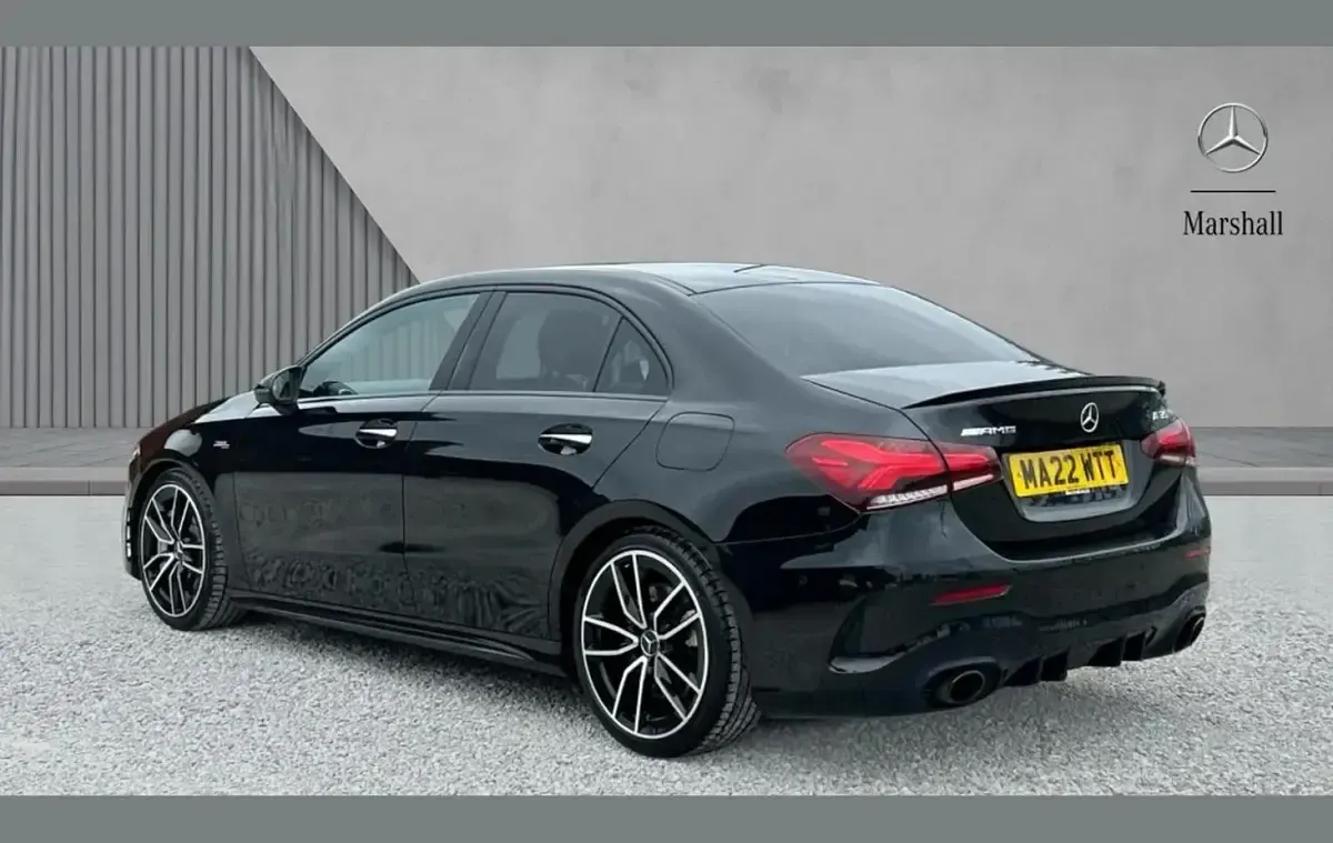 Used Mercedes A35 AMG Premium 306 HP (225 kW) 2022 Black Sedan