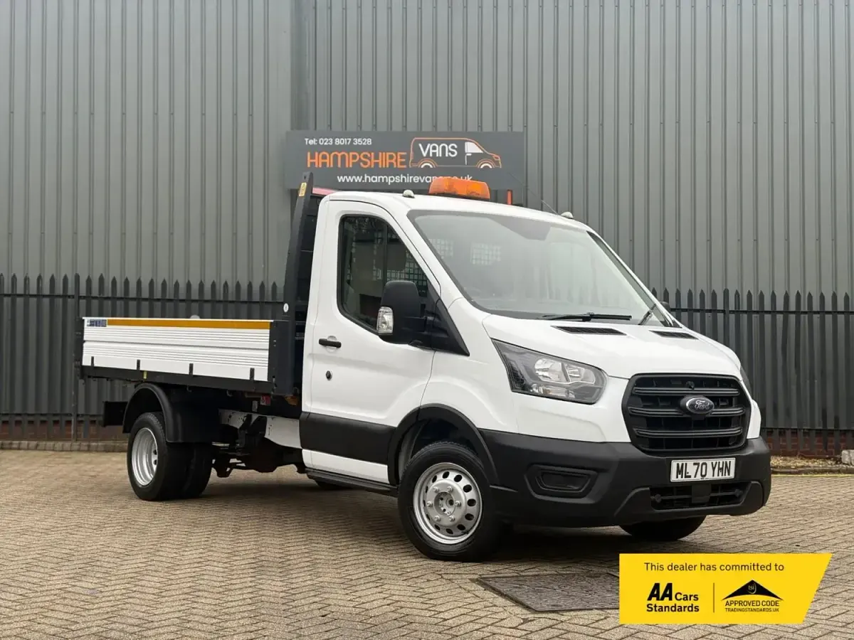 Second-hand Ford Transit S 130 CP (95 kW) 2020 Alb Cabrio