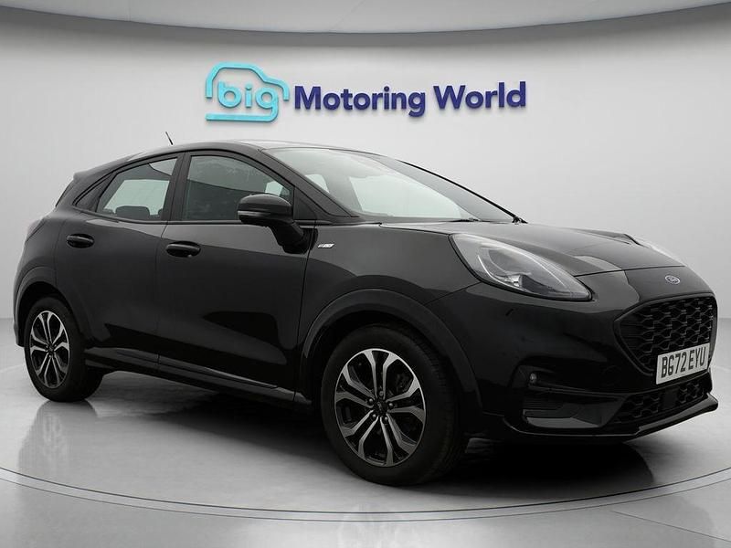 Black Used 2022 Ford Puma ST-Line SUV | £13,700 (Super price) - Image 1/4