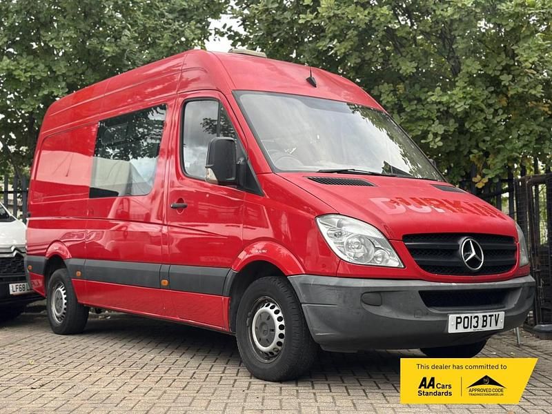 Red Used 2013 Mercedes Sprinter Van | £6,943 (Fair price) - Image 1/1