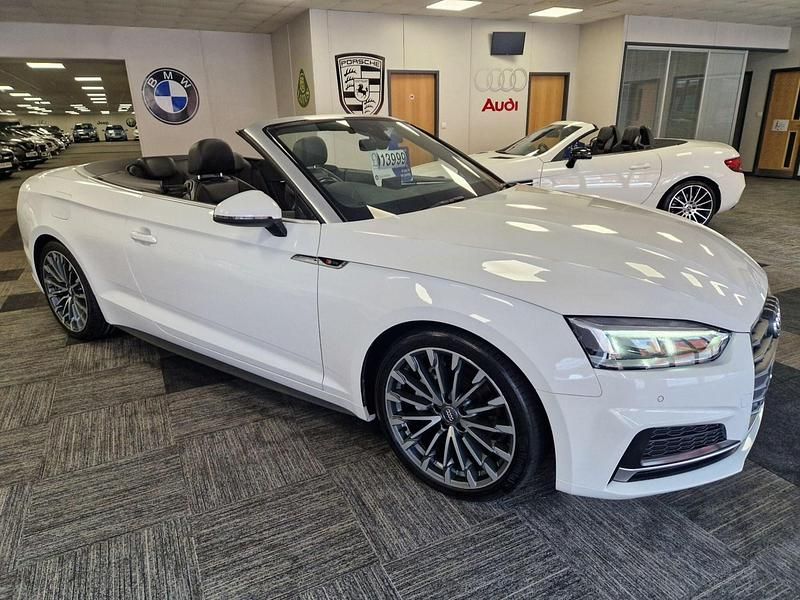 Used Audi A5 Cabriolet S-Line 2017 White Cabriolet