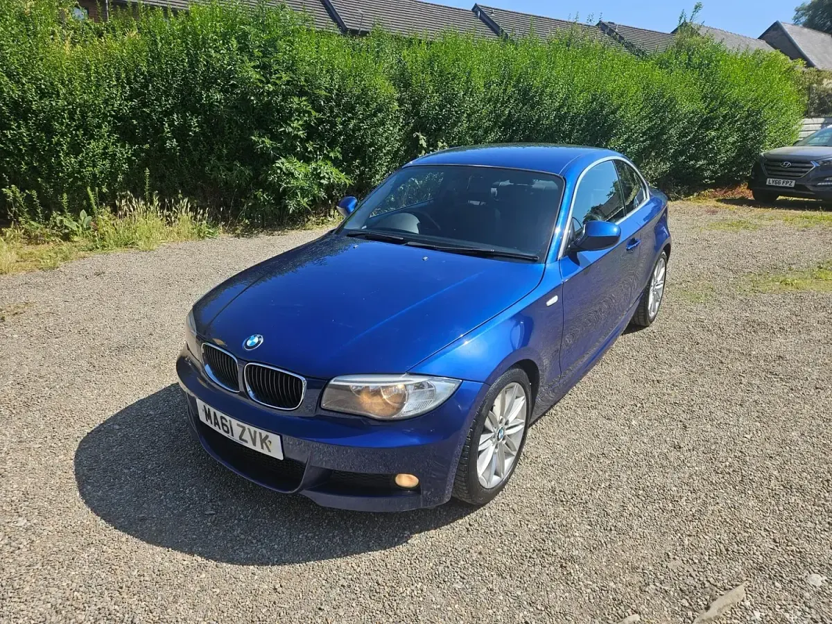 Used BMW 118 Coupé M Sport 143 HP (105 kW) 2011 Le mans blue metallic Coupe