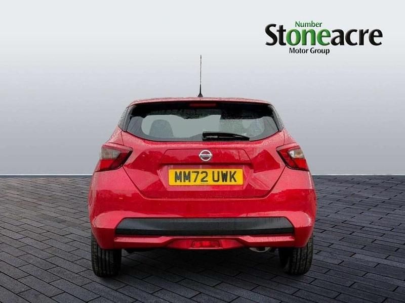Used Nissan Micra Acenta 92 HP (67 kW) 2022 Red Hatchback
