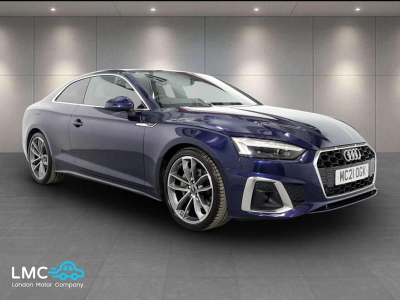 Used Audi A5 S-Line 2021 Blue Coupe