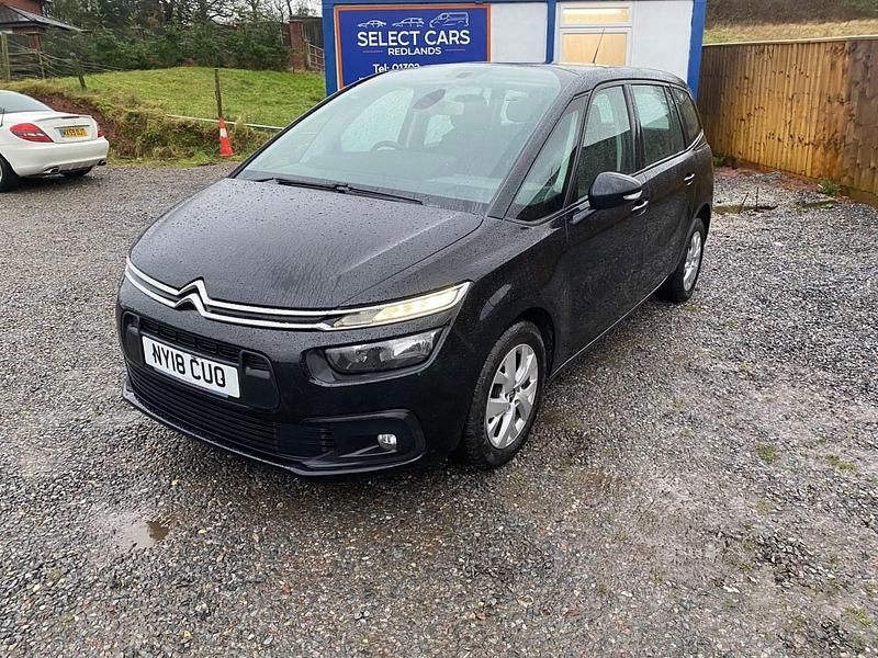 Used Citroën Grand C4 Picasso Touch 100 HP (73 kW) 2018 Black MPV
