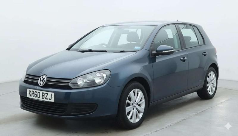 Used VW Golf VI SE 105 HP (77 kW) 2010 Blue Hatchback