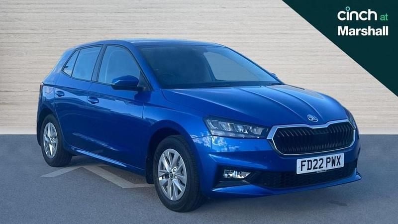 Blue Used 2022 Skoda Fabia Comfort Hatchback | £13,384 (Good price) - Image 1/4